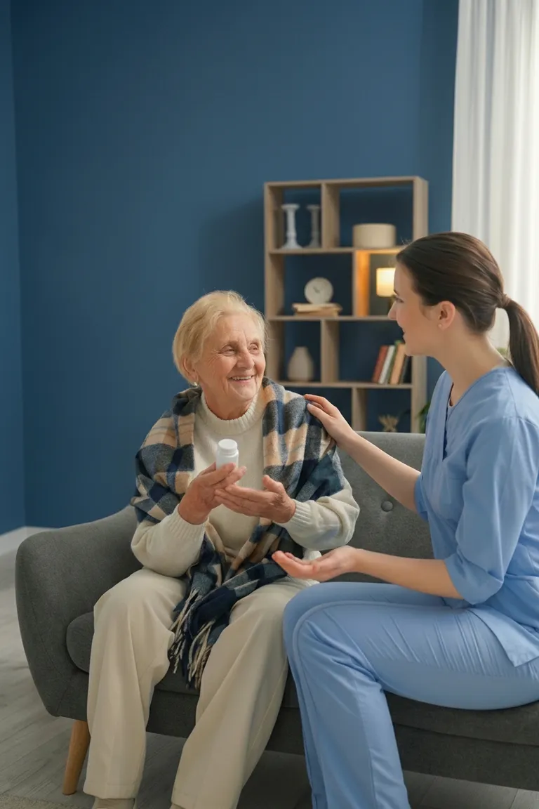 Pflegepersonal im Einsatz